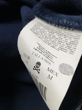Sudadera Scalpers Azul Talla M