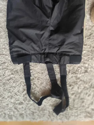 Pantalón de esquí negro con tirantes , talla 12