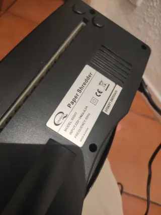 Trituradora de documentos QSC1