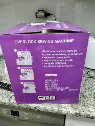 Máquina Overlock Sigma 325 Multifunción