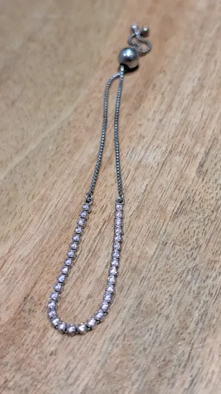 Pulsera Pandora Rosa y Plateada