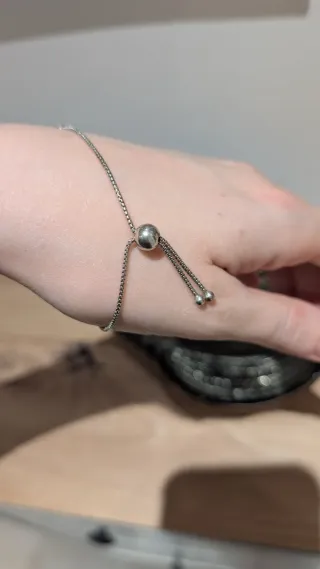 Pulsera Pandora Rosa y Plateada