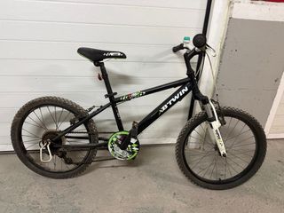 Bicicleta Niña Trek Negra y Rosa