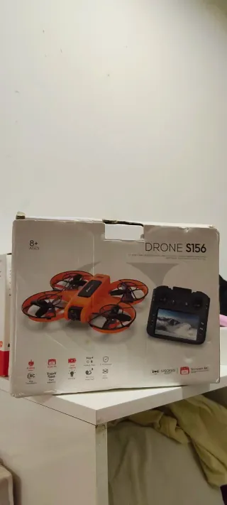 Dron S156 Naranja y Negro