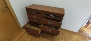 Comoda cassettiera in legno 1,20 m - ottime condizioni