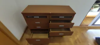 Comoda cassettiera in legno 1,20 m - ottime condizioni