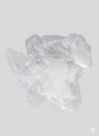 Tela Tul Blanco Etéreo