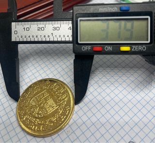 Moneda de Oro Puro Felipe V , 1726 y otra