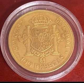 Moneda de Oro Puro Felipe V , 1726 y otra