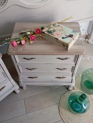 Conjunto 2 Mesitas Isabelinas