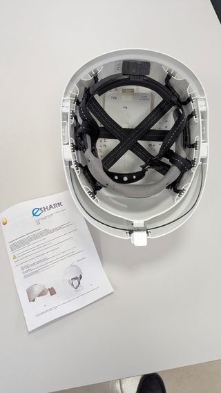 Casco electricista E-SHARK Blanco