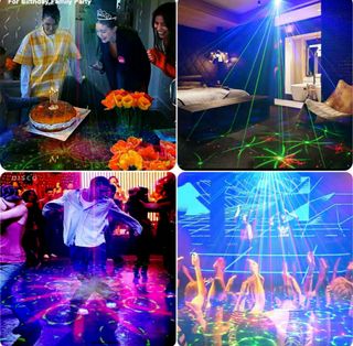 Luces LED DJ R&G Láser 60 Patrones