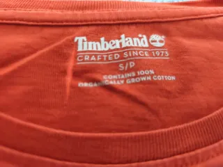 Camiseta Timberland Roja Chico