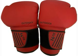 Guantes de Boxeo Outshock 14 oz Rojos