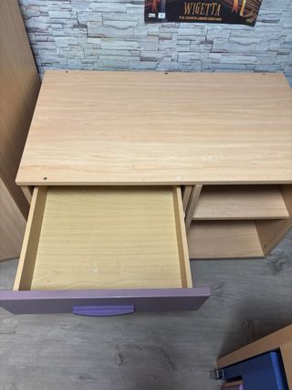 Mueble cajonera/cómoda con 3 cajones y 2 estantes