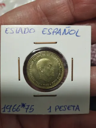 1 Peseta Estado Español 1966