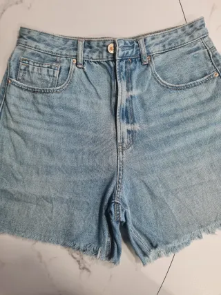 Lote 2 Shorts Vaqueros Mujer XL Stradivarius