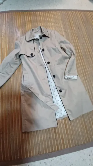 Gabardina H&M Beige Talla 42