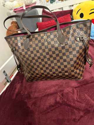 Bolso Louis Vuitton Marrón Damier