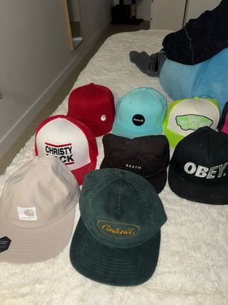 Lote Gorras Vans, Carhartt, Obey, Christy Mack etc
