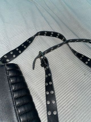 Bolso Morgan negro acolchado