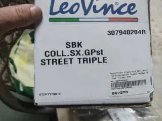 Tubo conexión escape LeoVince Triumph