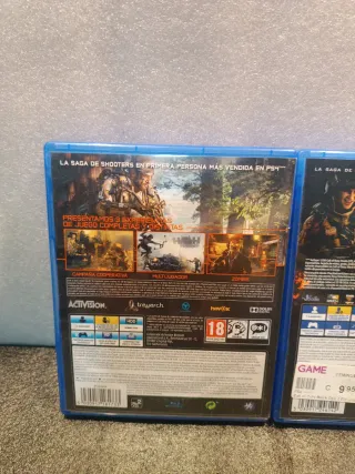 Pack/Lote Call of Duty Black Ops 3 y 4 PS4