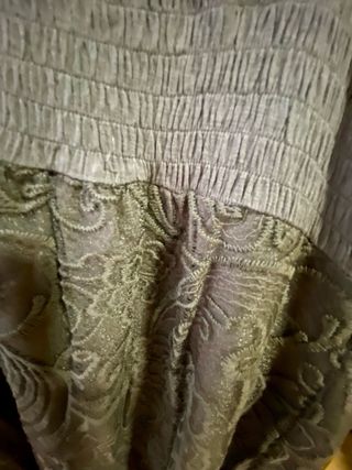Vestido gris encaje talla única
