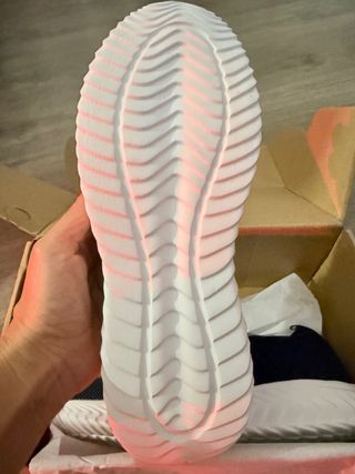 Zapatillas deportivas HKR azul y rosa