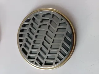 6 Posavasos Metálicos Dorados y Grises