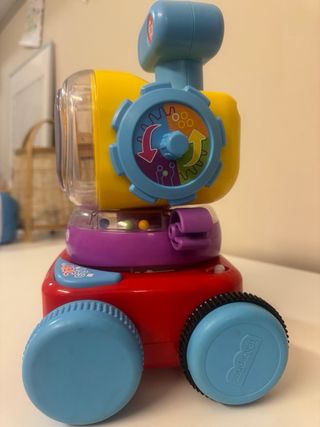 Robot Fisher-Price con ruedas y luces