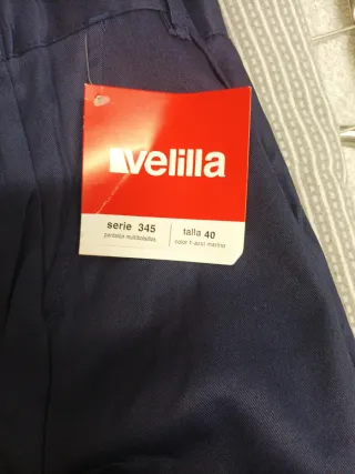 3 Pantalones de Trabajo Velilla Azul