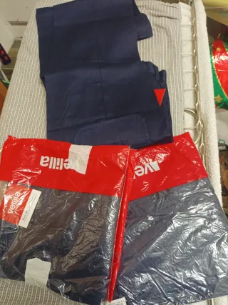 3 Pantalones de Trabajo Velilla Azul