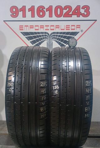 215 45 17 V CONTINENTAL RUEDA AL 90% VIDA UTIL