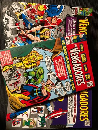 Pack Biblioteca Marvel Los Vengadores 1 al 3
