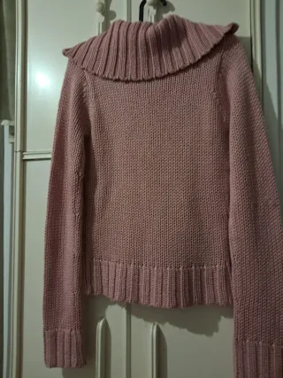 Chaqueta de punto Stradivarius rosa Talla M