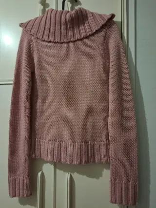 Chaqueta de punto Stradivarius rosa Talla M