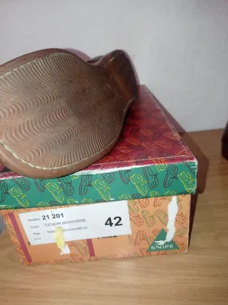 Zapatos con cordon.Snipe Hombre Talla 42 Marron