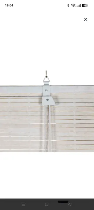 Estor enrollable bambú 90x175cm. Dos unidades.