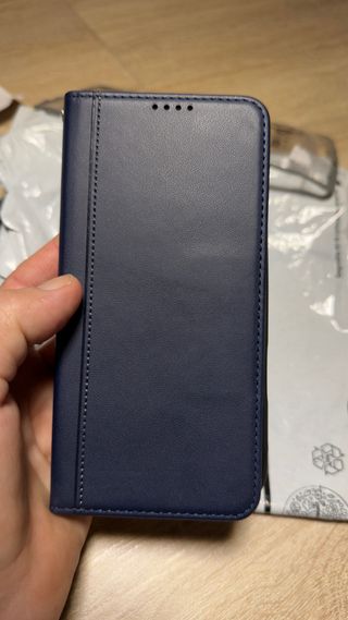 Funda libro iPhone 17 Pro Max piel