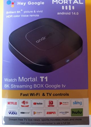 Android TV Box T1 4K Wifi 2/1