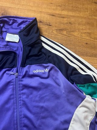 Chaqueta Adidas Vintage Y2K Morado Azul
