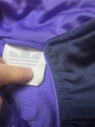 Chaqueta Adidas Vintage Y2K Morado Azul