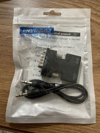 Adaptador VGA a HDMI con Audio