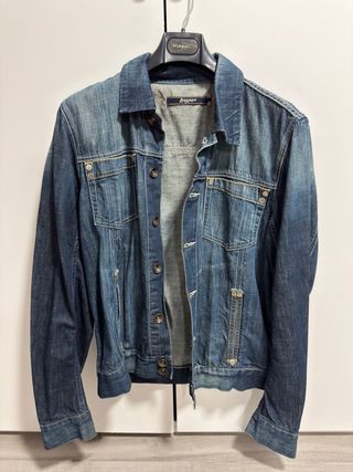 Cazadora vaquera BARRED azul