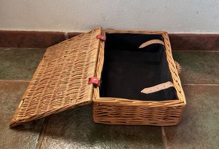 maleta Cesta Picnic Mimbre
