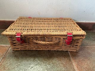 maleta Cesta Picnic Mimbre