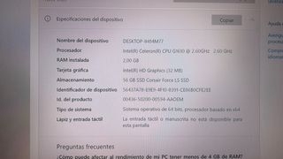 Mini PC Celeron G1610 Negro