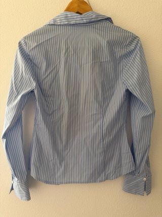 Camisa Stradivarius Rayas Azules