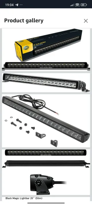 Barra LED Hella Black Magic 32" Slim